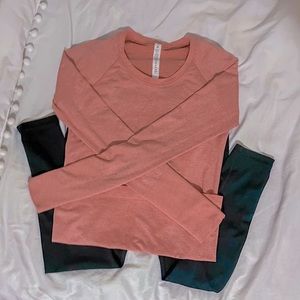 Lululemon Savannah Pink Long-Sleeve Swiftly 2.0 Regular Length